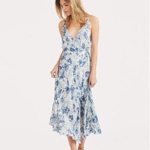 ISO (00-2) Polo Ralph Lauren Silk Watercolor Dress